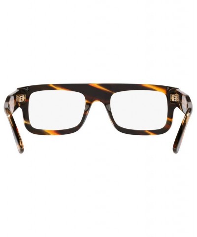 Men's Rectangle Eyeglasses GC00183052-X Brown $146.45 Mens