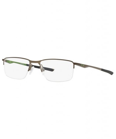 OX3218 Men's Rectangle Eyeglasses Black $19.60 Mens