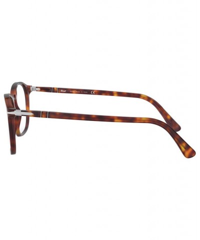 PO3007VM Men's Square Eyeglasses Havana $57.20 Mens