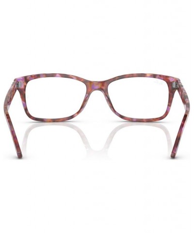 Unisex Square Eyeglasses RX542850-O Yellow and Blue Havana $36.29 Unisex