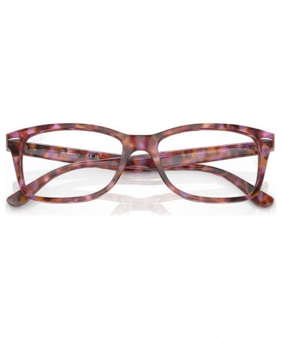 Unisex Square Eyeglasses RX542850-O Yellow and Blue Havana $36.29 Unisex