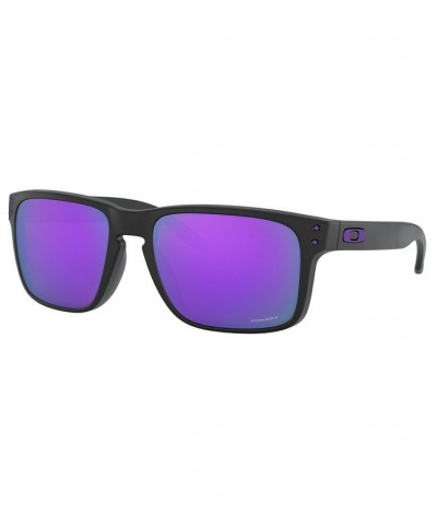 HOLBROOK Sunglasses OO9102 55 MATTE BLACK/PRIZM VIOLET $23.38 Unisex