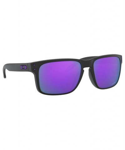 HOLBROOK Sunglasses OO9102 55 MATTE BLACK/PRIZM VIOLET $23.38 Unisex