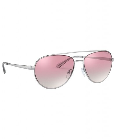 Women's Aventura 59 Sunglasses MK107159-Z Silver-Tone $19.50 Womens