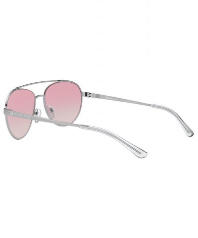 Women's Aventura 59 Sunglasses MK107159-Z Silver-Tone $19.50 Womens