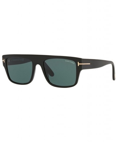 Men's Sunglasses FT0907 55 Black Shiny $124.60 Mens