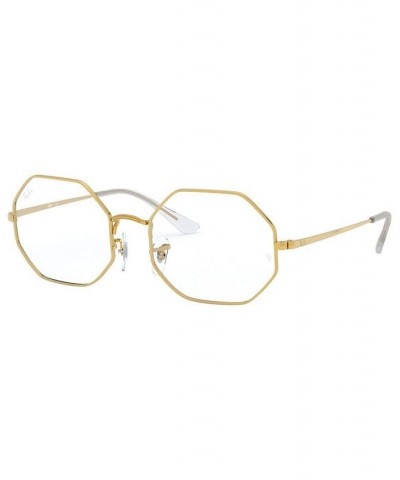 RX1972V Unisex Rectangle Eyeglasses Gold-Tone $35.80 Unisex