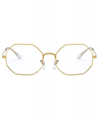 RX1972V Unisex Rectangle Eyeglasses Gold-Tone $35.80 Unisex