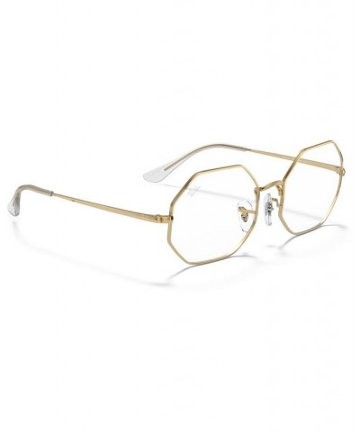 RX1972V Unisex Rectangle Eyeglasses Gold-Tone $35.80 Unisex