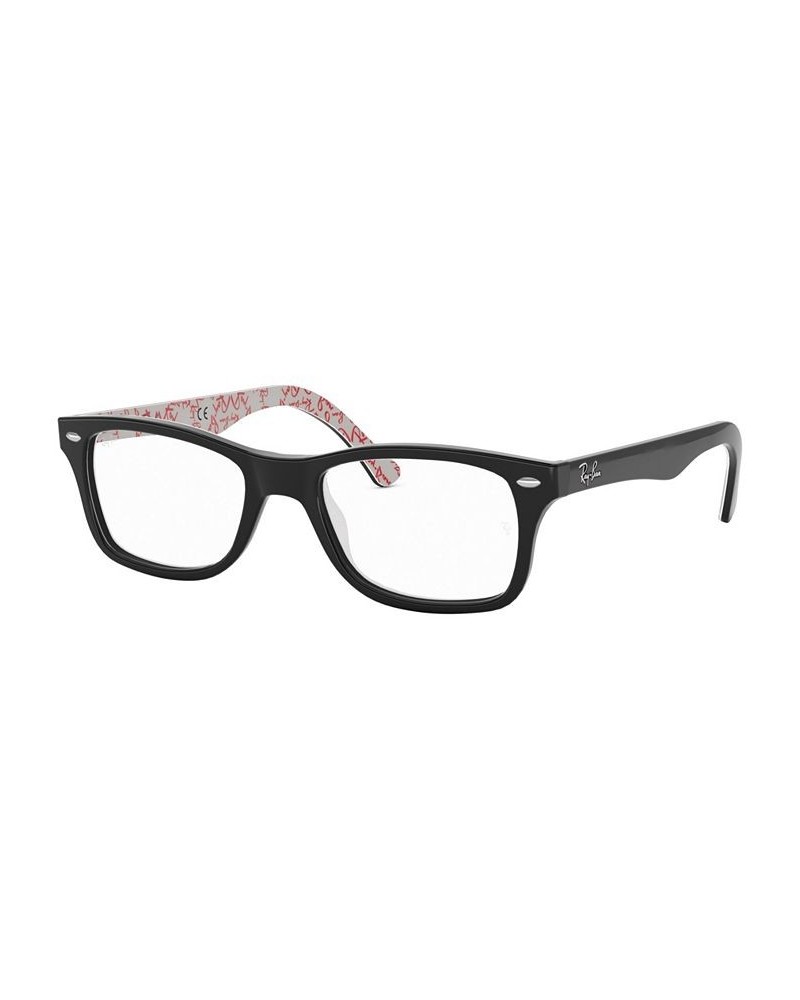 RX5228 Unisex Square Eyeglasses Top Black $40.11 Unisex