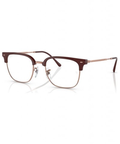 Unisex Square Eyeglasses RX721649-O Bordeaux $51.57 Unisex