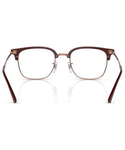 Unisex Square Eyeglasses RX721649-O Bordeaux $51.57 Unisex