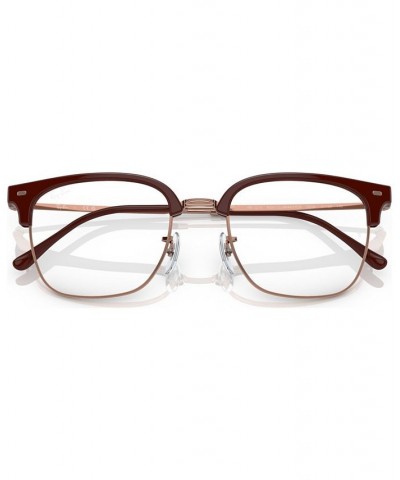 Unisex Square Eyeglasses RX721649-O Bordeaux $51.57 Unisex