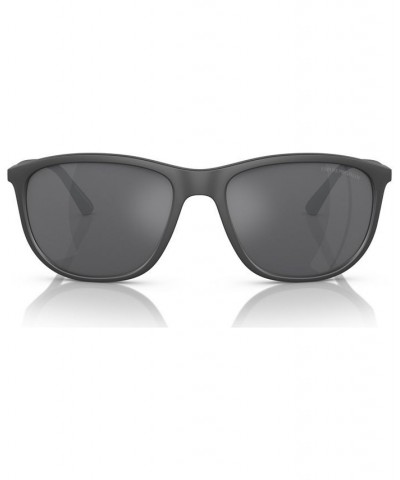 Men's Sunglasses EA4201 Matte Gray $29.70 Mens