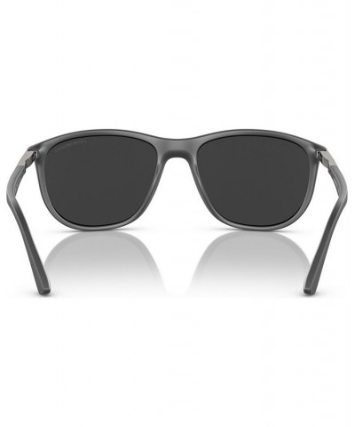 Men's Sunglasses EA4201 Matte Gray $29.70 Mens