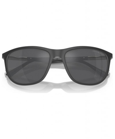 Men's Sunglasses EA4201 Matte Gray $29.70 Mens