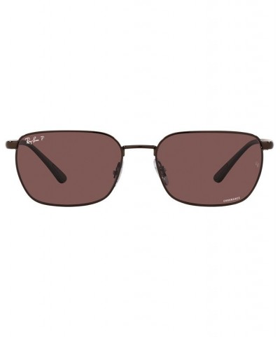 Unisex Polarized Sunglasses RB3684CH 58 Brown $43.32 Unisex