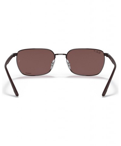 Unisex Polarized Sunglasses RB3684CH 58 Brown $43.32 Unisex