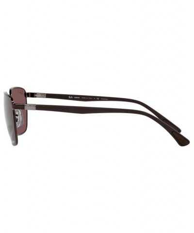 Unisex Polarized Sunglasses RB3684CH 58 Brown $43.32 Unisex