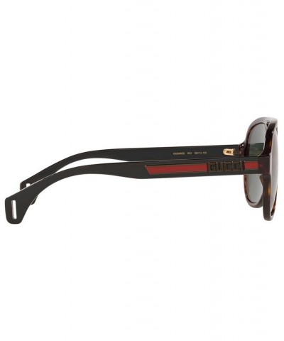 Sunglasses GG0463S 58 TORTOISE/GREEN $130.50 Unisex