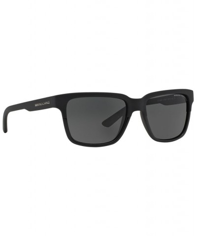 AX Armani Exchange Sunglasses AX4026S BLACK MATTE/GREY $12.30 Unisex