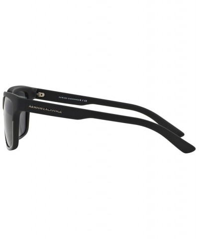 AX Armani Exchange Sunglasses AX4026S BLACK MATTE/GREY $12.30 Unisex