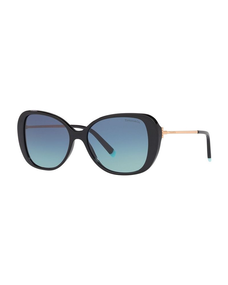 Sunglasses TF4156 55 BLACK/AZURE GRADIENT BLUE $55.97 Unisex