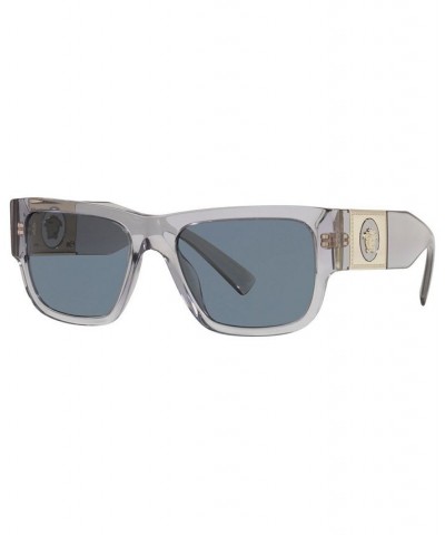 Women's Sunglasses VE4406 56 TRANSPARENT GREY/DARK BLUE $29.00 Womens