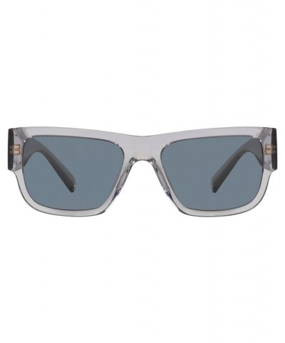 Women's Sunglasses VE4406 56 TRANSPARENT GREY/DARK BLUE $29.00 Womens