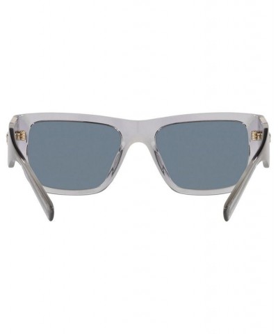 Women's Sunglasses VE4406 56 TRANSPARENT GREY/DARK BLUE $29.00 Womens