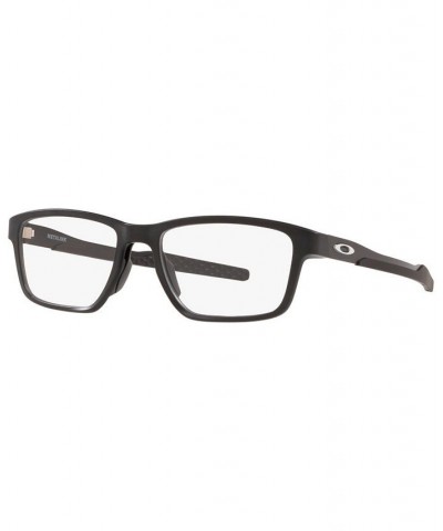 OX8153 Men's Rectangle Eyeglasses Black $59.67 Mens