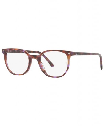 RB5397 ELLIOT Unisex Irregular Eyeglasses Brown and Violet Havana $35.80 Unisex