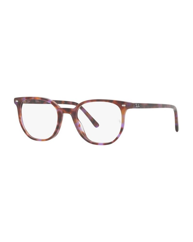 RB5397 ELLIOT Unisex Irregular Eyeglasses Brown and Violet Havana $35.80 Unisex