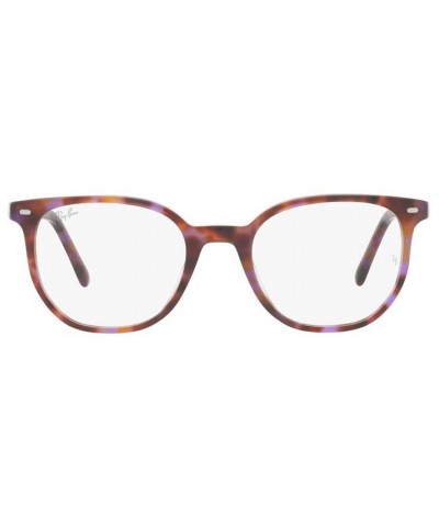 RB5397 ELLIOT Unisex Irregular Eyeglasses Brown and Violet Havana $35.80 Unisex