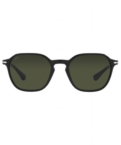 Unisex Sunglasses PO3256S 51 Black $58.60 Unisex