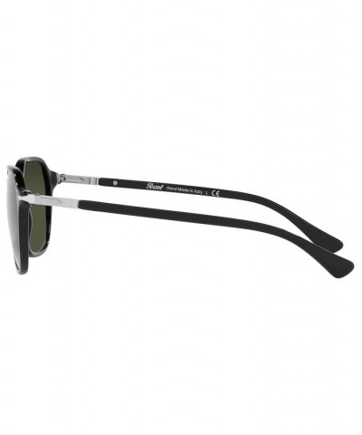 Unisex Sunglasses PO3256S 51 Black $58.60 Unisex