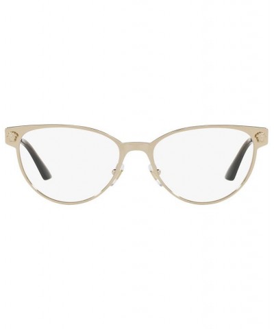 VE1277 Women's Irregular Eyeglasses Black/Gold Tone $51.30 Womens