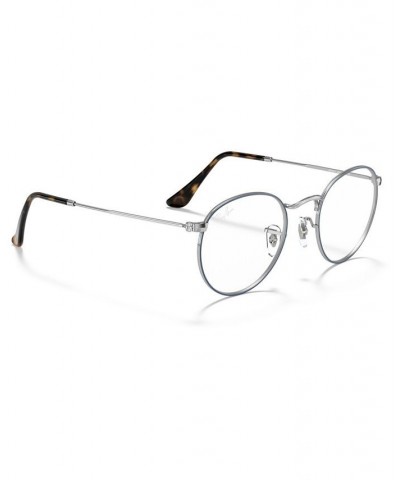 RX3447V Unisex Round Eyeglasses Gunmetal $37.59 Unisex