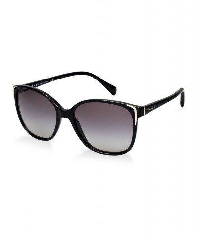 Sunglasses PR 01OS Black/Grey $83.70 Unisex