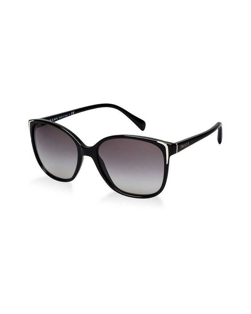 Sunglasses PR 01OS Black/Grey $83.70 Unisex