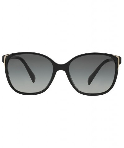 Sunglasses PR 01OS Black/Grey $83.70 Unisex