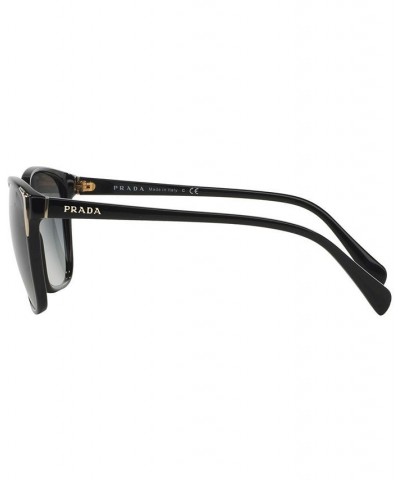 Sunglasses PR 01OS Black/Grey $83.70 Unisex