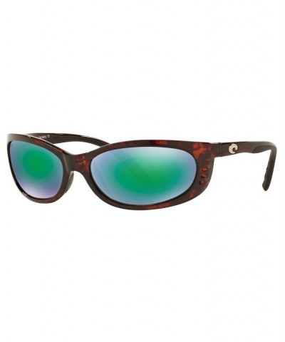 Polarized Sunglasses FATHOMP BLACK MATTE/ BLUE POLAR $62.88 Unisex