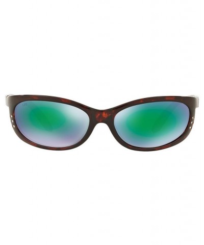 Polarized Sunglasses FATHOMP BLACK MATTE/ BLUE POLAR $62.88 Unisex