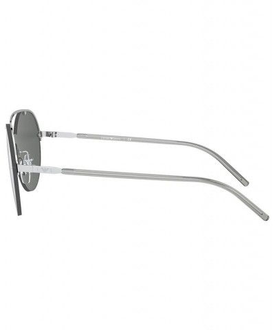 Women's Sunglasses EA2088 34 Silver-Tone $17.09 Womens