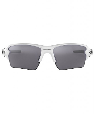 Polarized Sunglasses OO9188 59 FLAK 2.0 XL POLISHED WHITE/PRIZM BLACK POLARIZED $53.82 Unisex