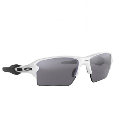 Polarized Sunglasses OO9188 59 FLAK 2.0 XL POLISHED WHITE/PRIZM BLACK POLARIZED $53.82 Unisex