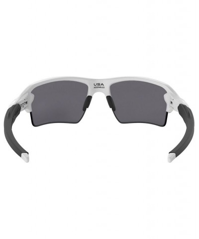 Polarized Sunglasses OO9188 59 FLAK 2.0 XL POLISHED WHITE/PRIZM BLACK POLARIZED $53.82 Unisex