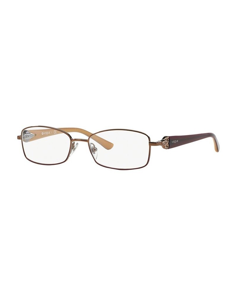 VO3845B Women's Pillow Eyeglasses Pink Brown $42.38 Womens