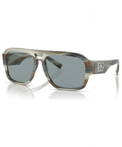 Men's Sunglasses DG440358-X Blue Horn $57.06 Mens